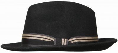 Hatter - Gårda Montefalco Fedora Wool Hat (svart)