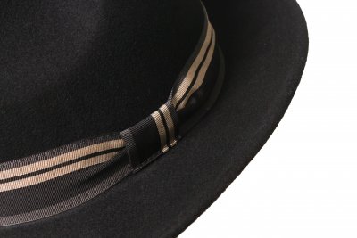 Hatter - Gårda Montefalco Fedora Wool Hat (svart)
