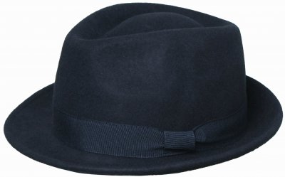 Hatter - Gårda Padua Trilby Wool Hat (marineblå)