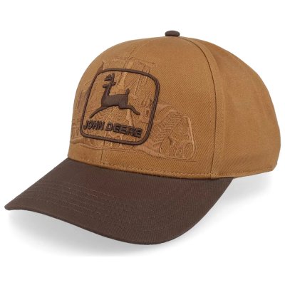 Caps - John Deere Men's Logo Silhouette Embroidered Baseball Cap (brun)