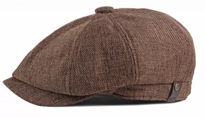 Sixpence / Flat cap - Gårda Granton Newsboy Cap (brun)
