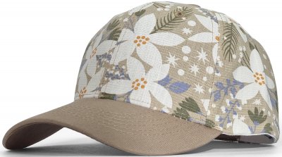 Hette - Gårda Flowers Baseball (hvit/beige)