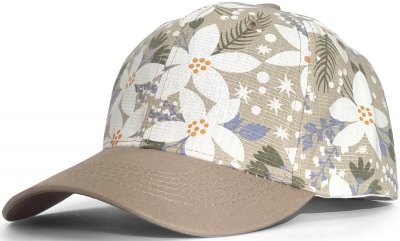 Hette - Gårda Flowers Baseball (hvit/beige)