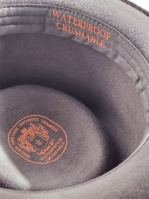Hatter - Gårda Gallio Pork Pie Wool Hat (grå)