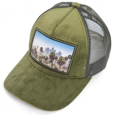 Caps - Gårda Velvet Trucker Los Angeles (grønn)