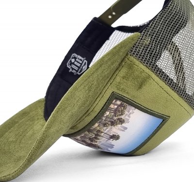 Caps - Gårda Velvet Trucker Los Angeles (grønn)