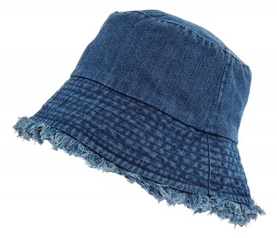 Hatter - Gårda Brooke Denim Bucket Hat (mørke blå)