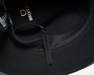 Hatter - Brixton Messer Fedora Wool (sort)