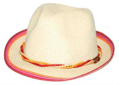 Hatter - Faustmann Perugia (natur-rød)