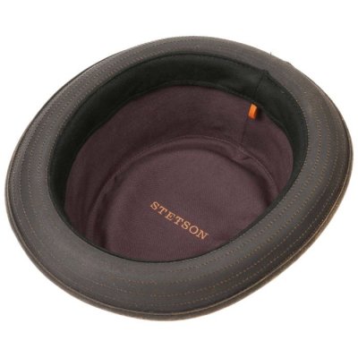 Hatter - Stetson Odenton Pork Pie Cloth Hat (brun)