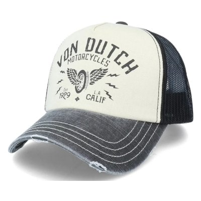 Caps - Von Dutch Crew 2 Trucker (hvit/svart)
