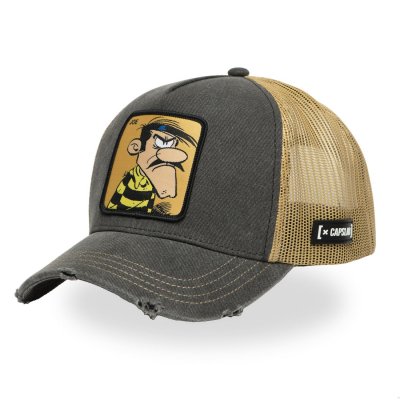 Caps - Capslab Lucky Luke Joe Trucker (grå/beige)