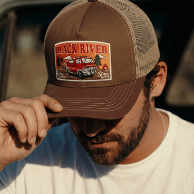 Caps - Black River Camper Trucker (brun)