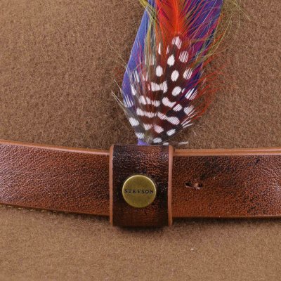 Hatter - Stetson Walters Western Woolfelt (brun)