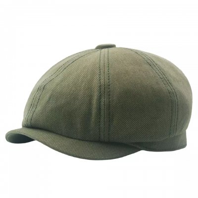 Sixpence / Flat cap - Gårda Carnew Newsboy Cap (grønn)