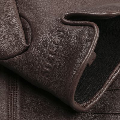 Hansker - Stetson Men's Goat Leather Gloves (brun)