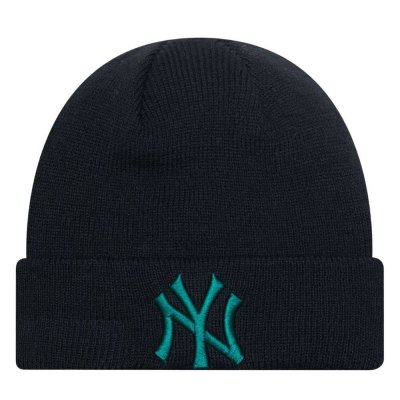 Lue barn - New Era New York Yankees Cuff Beanie (svart)