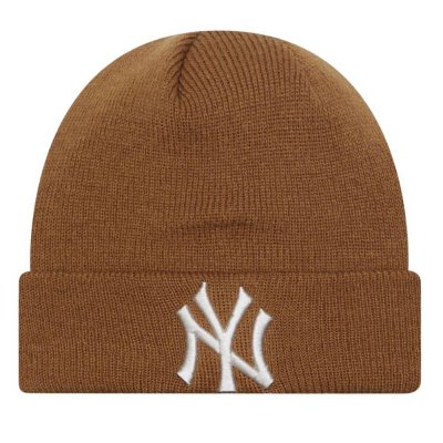 Lue barn - New Era New York Yankees Cuff Beanie (brun)