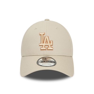 Caps - New Era LA Dodgers Metallic 9FORTY (beige)