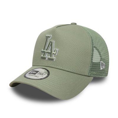 Caps - New Era Los Angeles Dodgers 9FORTY E-Frame Trucker (pastellgrønn)