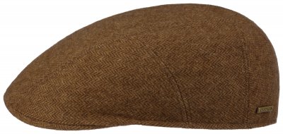 Sixpence / Flat cap - Stetson Ivy Cap Herringbone (brun)