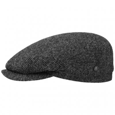 Sixpence / Flat cap - Stetson Belfast Wool Rough (grå)