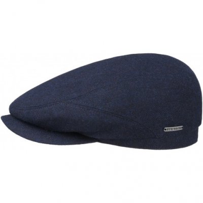 Sixpence / Flat cap - Stetson Belfast Wool/Cashmere (blå)