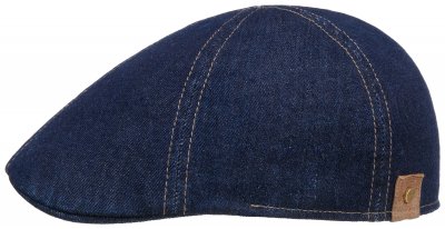 Sixpence / Flat cap - Stetson Kenefick Denim (blå)