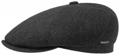 Sixpence / Flat cap - Stetson Gaines Wool/Cashmere (grå)