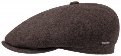 Sixpence / Flat cap - Stetson Gaines Wool/Cashmere (brun)