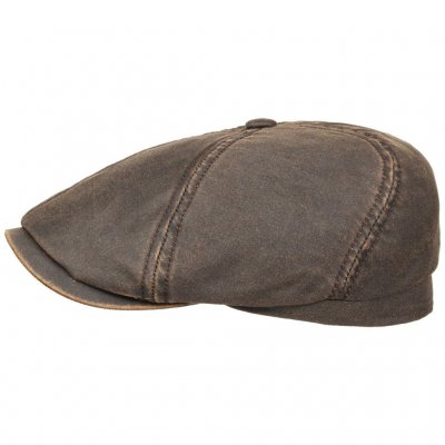 Sixpence / Flat cap - Stetson Brooklin Old Newsboy Cap (brun)