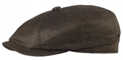 Sixpence / Flat cap - Stetson Hatteras Wool/Cashmere/Silk (brun)