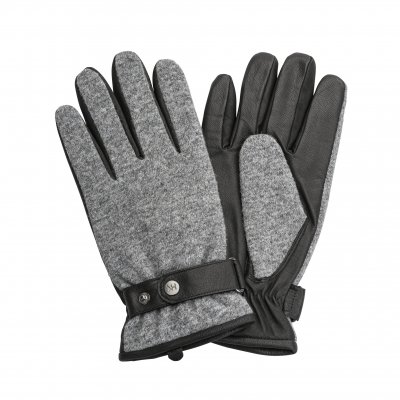 Hansker - HK Men's Leather Glove (grå/svart)