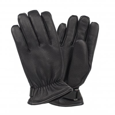 Hansker - HK Men's Goat Leather Glove with Pile Lining (Sort)