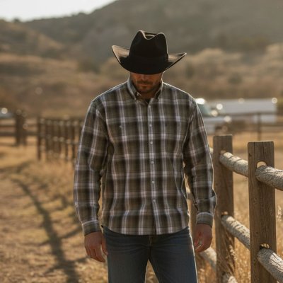 Hatter - Gårda Pocatello Crushable Wool felt Western hat (svart)