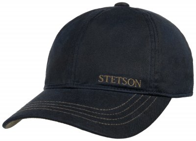 Caps - Stetson Baseball Cap Waxed Cotton WR (mørkeblått)