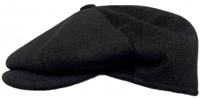 Sixpence / Flat cap - Gårda Cuba Newsboy Wool Cap (svart)