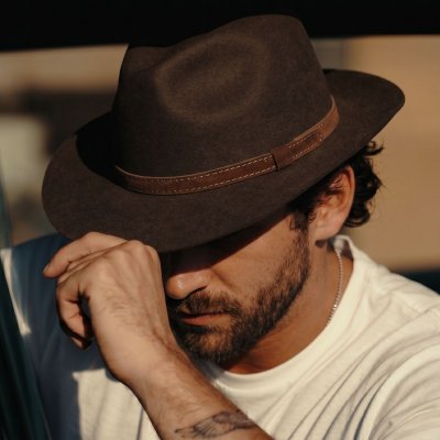Hatter - Gårda Tropea Fedora Wool Hat (brun)