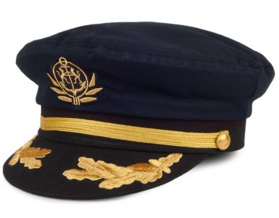 Sixpence / Flat cap - Jaxon Hats Fiddler Yacht Cap (navy)