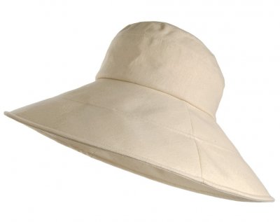 Hatter - Monaco Packable LinenSunhat (beige)