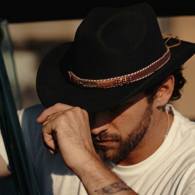 Hatter - Gårda Toquerville Crushable Wool felt Western hat (svart)