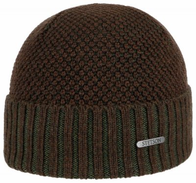 Beanies - Stetson Merino Beanie (brun)