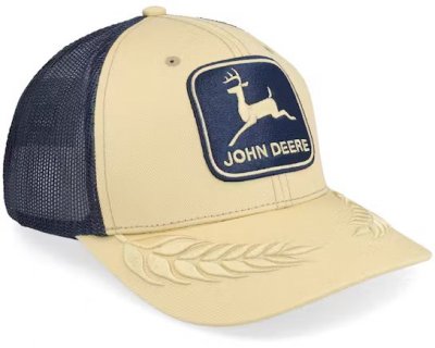 Cap- John Deere Mesh Back Trucker (navy/beige)