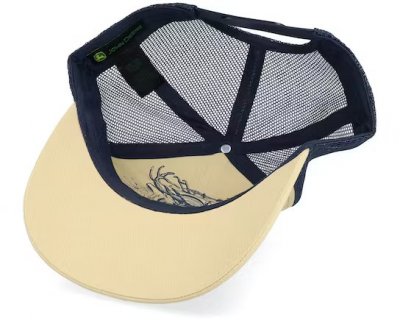 Cap- John Deere Mesh Back Trucker (navy/beige)