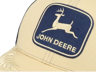 Cap- John Deere Mesh Back Trucker (navy/beige)