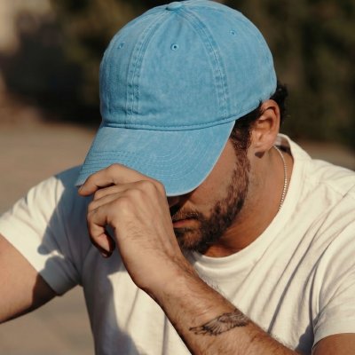 Caps - Gårda Washed (lyse blå)