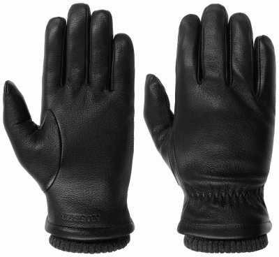 Hansker - Stetson Men's Goat Nappa Gloves (sort)