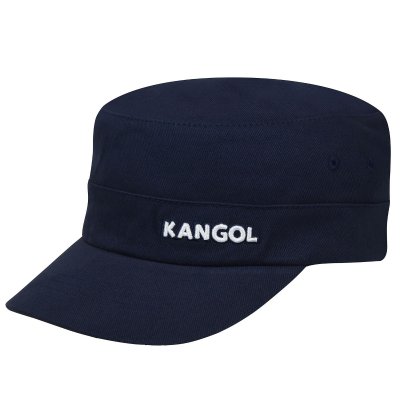 Sixpence / Flat cap - Kangol Cotton Twill Army Cap (navy)