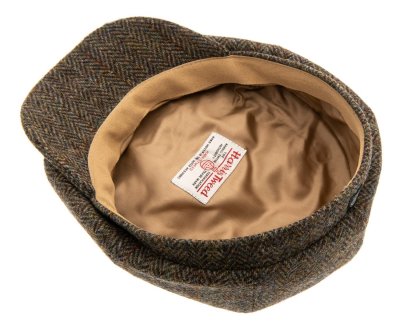 Sixpence / Flat cap - CTH Ericson Alan Sr. Harris Tweed (grønn)