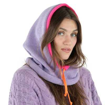 Balaclava - Gårda Chamonix Balaclava (lilla/rosa/oransje)